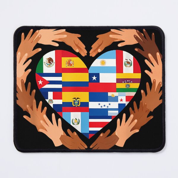 Item preview, Mes de la Herencia Hispana Banderas Latinas designed and sold by RutheCraford.