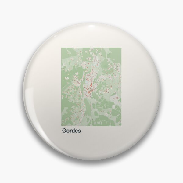Item preview, Gordes Minimalistic Map Art designed and sold by MapsNerd.
