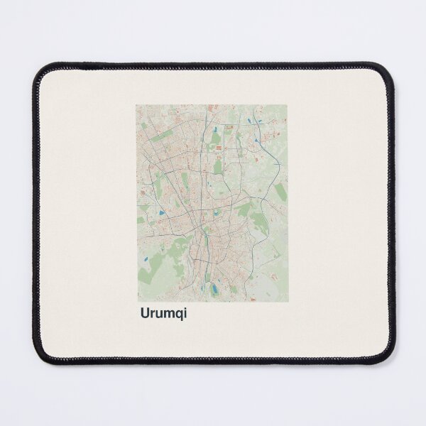 Item preview, Urumqi Minimalistic Map Art designed and sold by MapsNerd.