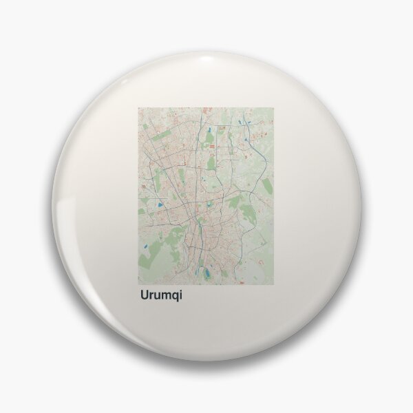 Item preview, Urumqi Minimalistic Map Art designed and sold by MapsNerd.