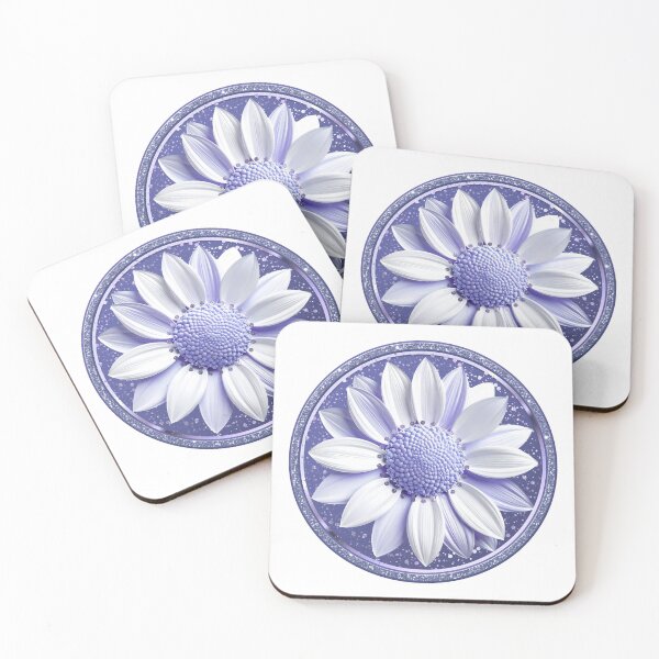 Item preview, Dreamy Purple Dahlia Glitter Sparkle Floral Art designed and sold by MinimalAurashop.