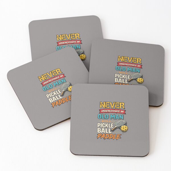 Item preview, Never Underestimate An Old Man Pickleball Paddle-1 designed and sold by KalpitBumb.