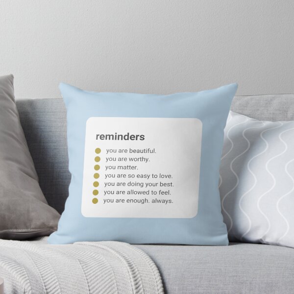 Item preview, Reminders | Positive Affirmations | Mental Health | Wellness designed and sold by The Turquoise Brush.