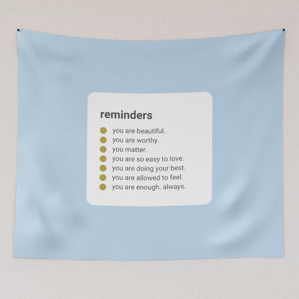 Item preview, Reminders | Positive Affirmations | Mental Health | Wellness designed and sold by The Turquoise Brush.