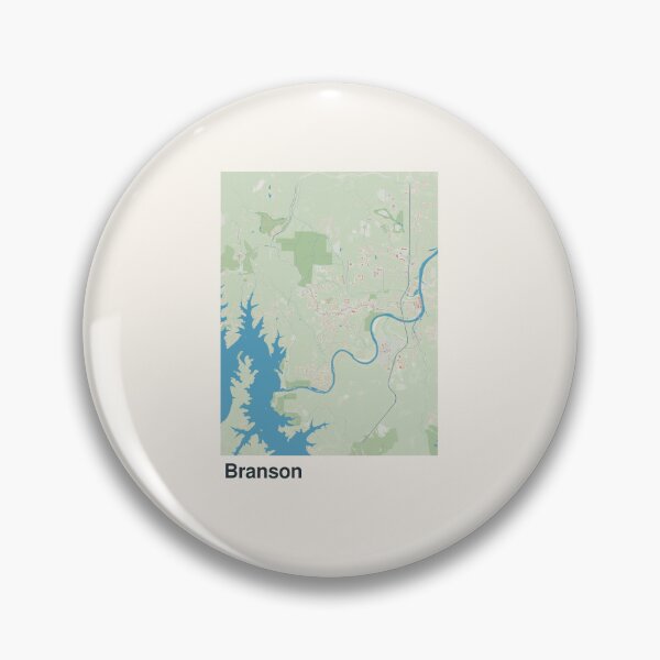 Item preview, Branson Minimalistic Map Art designed and sold by MapsNerd.