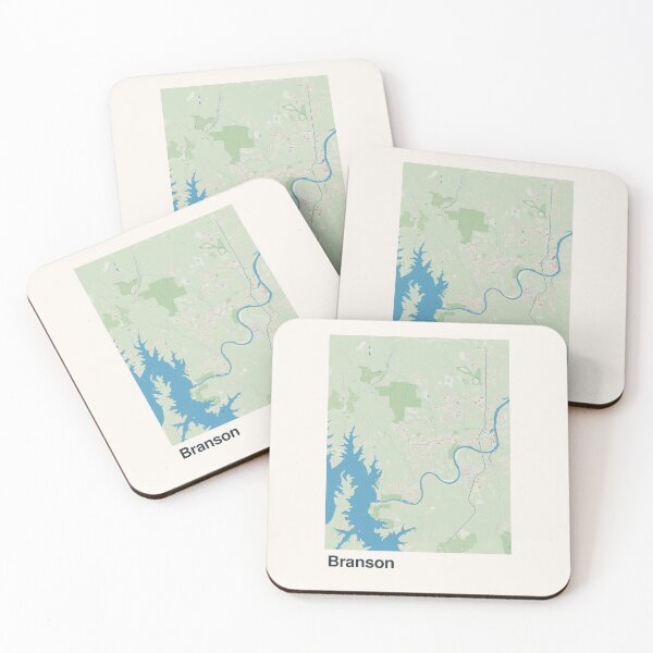 Item preview, Branson Minimalistic Map Art designed and sold by MapsNerd.