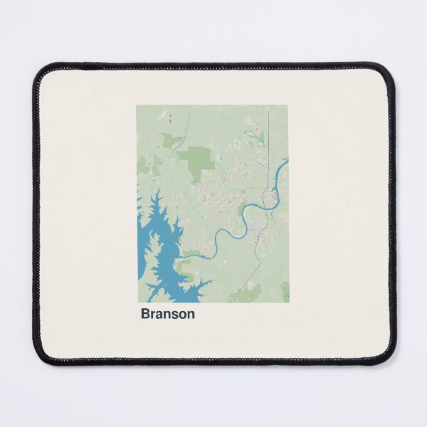 Item preview, Branson Minimalistic Map Art designed and sold by MapsNerd.