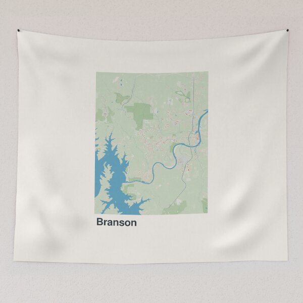 Item preview, Branson Minimalistic Map Art designed and sold by MapsNerd.