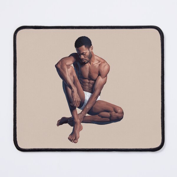 Item preview, Contemplative Athletic Man – Intimate Art designed and sold by gayishdesign.