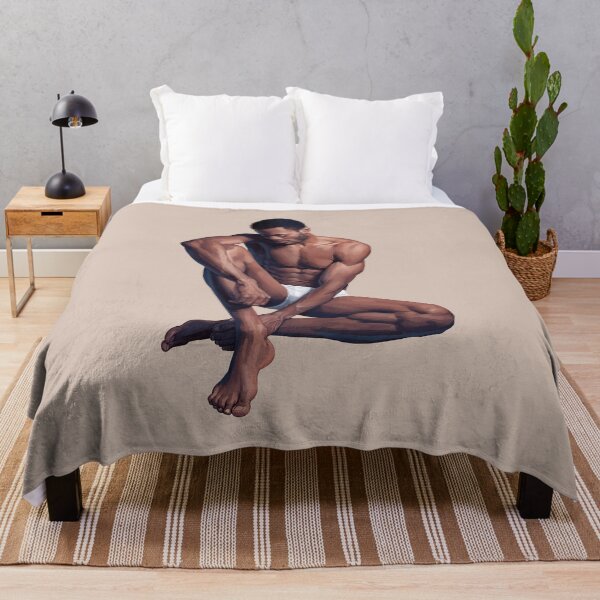 Item preview, Contemplative Athletic Man – Intimate Art designed and sold by gayishdesign.