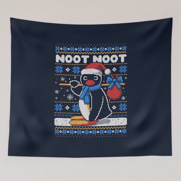 Item preview, Noot Noot Ugly Christmas sweater Pingu merry Christmas designed and sold by NemiMakeit.