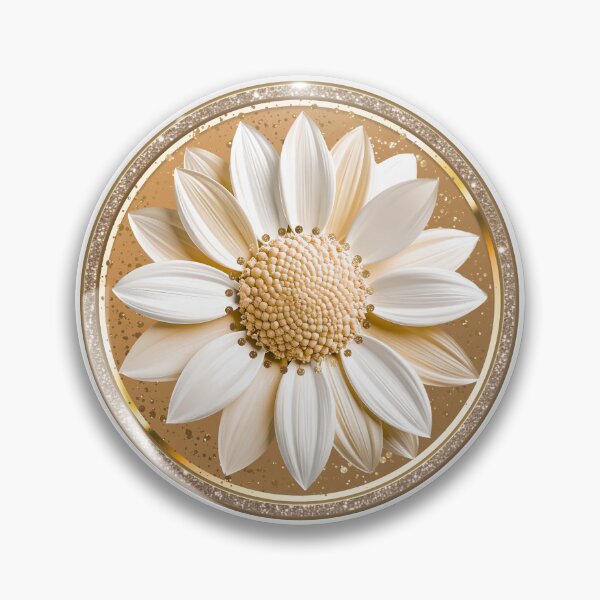 Item preview, Vintage Bronze Dahlia Warm Neutral Floral Mandala designed and sold by MinimalAurashop.