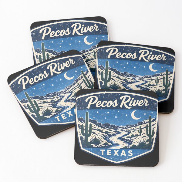 Item preview, Pecos River Texas Desert Cactus Night Sky designed and sold by RutheCraford.