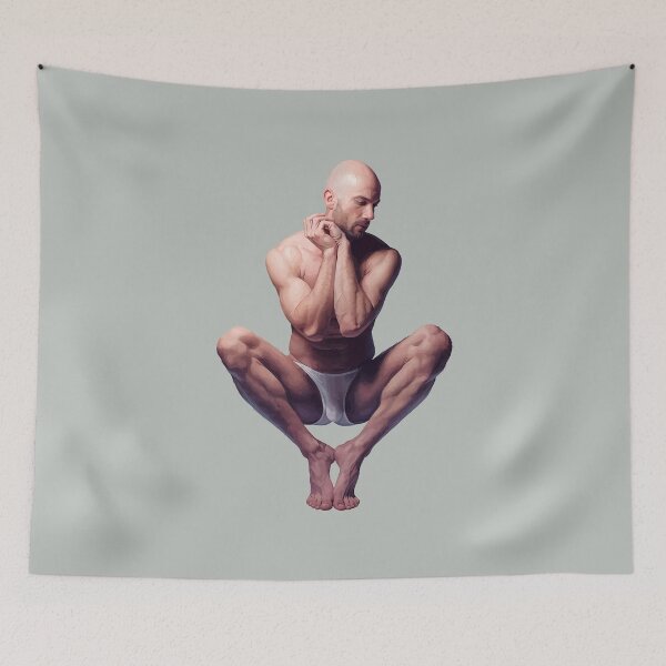 Item preview, Thoughtful Male Figure Art designed and sold by gayishdesign.