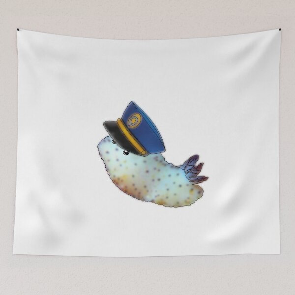 Item preview, Basil the Sea Bunny in police hat - animalzinhats designed and sold by Ashley’sAnimalz.