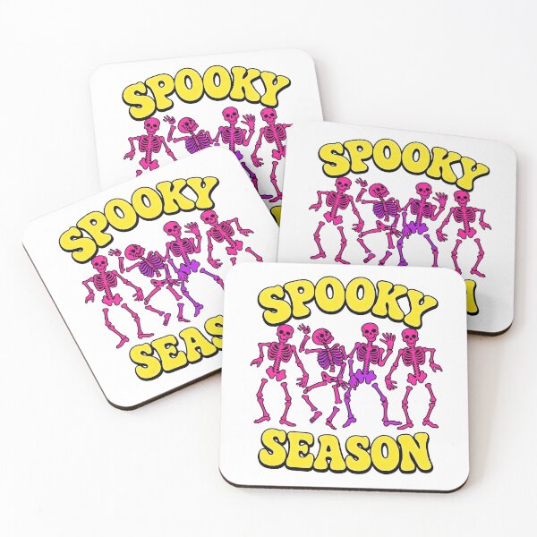 Item preview, Spooky Season Dancing Skeletons Retro Graphic designed and sold by Elladorso.
