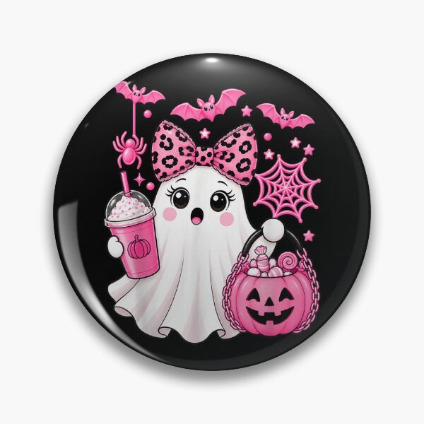 Item preview, Pink Halloween Ghost Pumpkin Spooky Women Girls designed and sold by Denenberg Jardel.