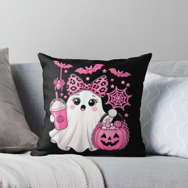 Item preview, Pink Halloween Ghost Pumpkin Spooky Women Girls designed and sold by Denenberg Jardel.