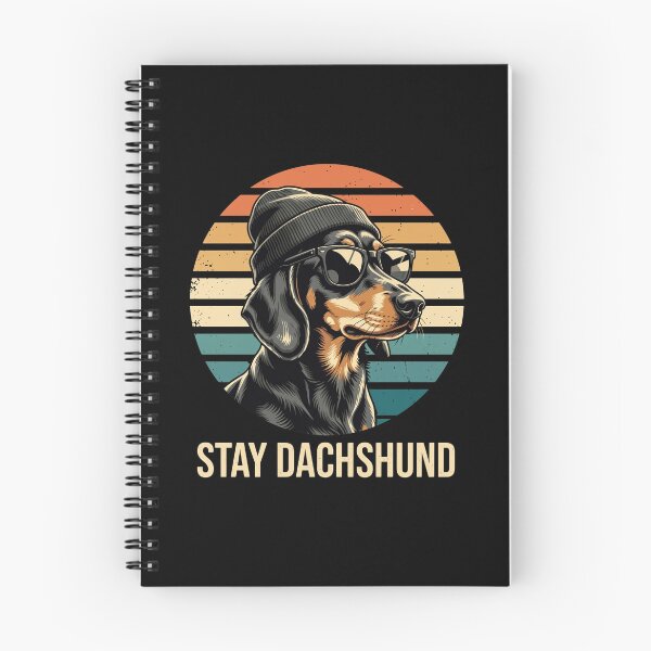 Item preview, Stay Dachshund - Retro Wiener Dog in Sunglasses designed and sold by Sardine-Food.