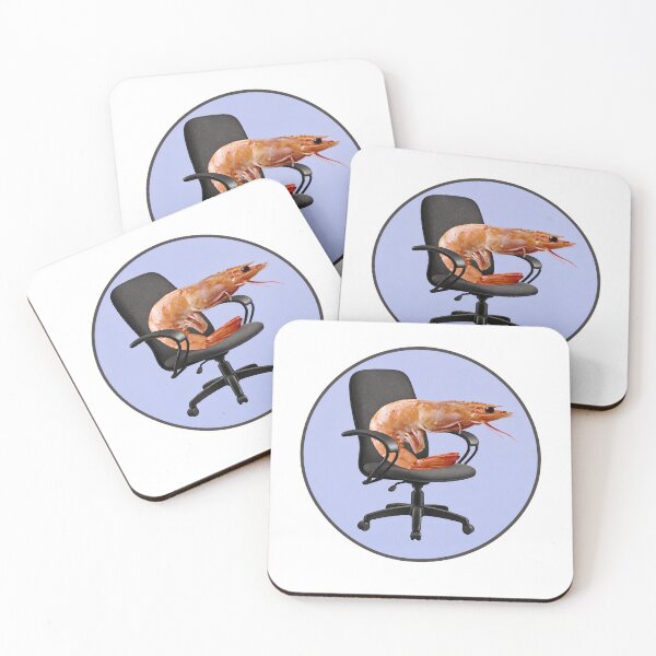 Item preview, Shrimp On Desk Chair Funny Office Meme designed and sold by sollunadesignns.