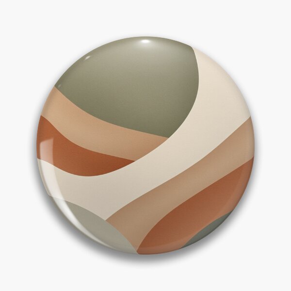 Item preview, Olive Leaf Ripple | Sage Terracotta Abstract Botanical Print designed and sold by Zaramodo.