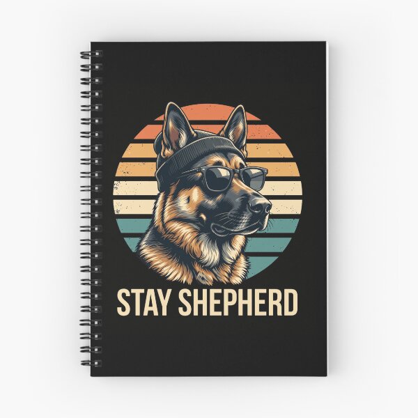 Item preview, Stay Shepherd - Retro German Shepherd in Sunglasses designed and sold by Sardine-Food.