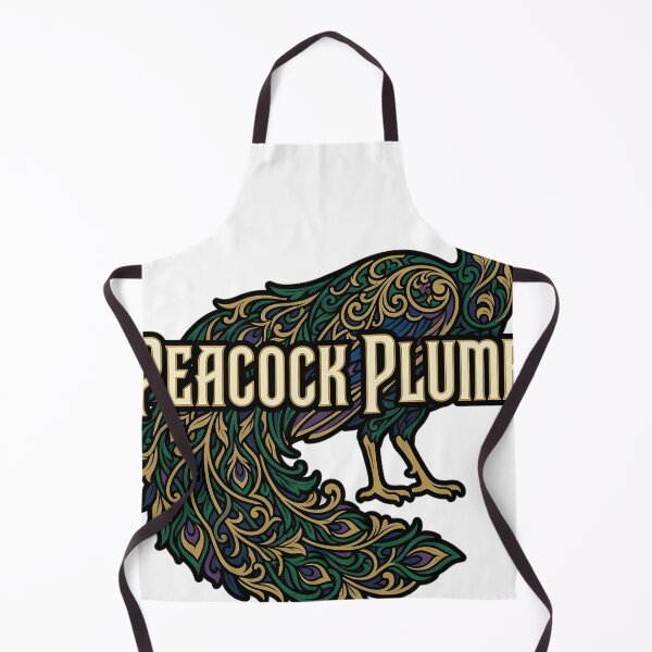 Aperçu de l'œuvre Plume de paon Art nouveau - Emblème botanique gothique créée et vendue par IllumeInk.