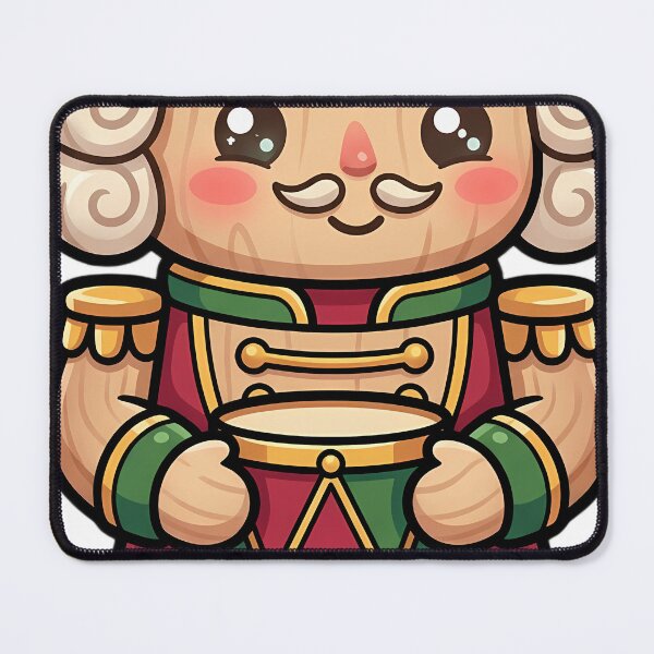 Item preview, Cute Christmas Nutcracker Drummer with a Little Toy Drum designed and sold by pumsquare.