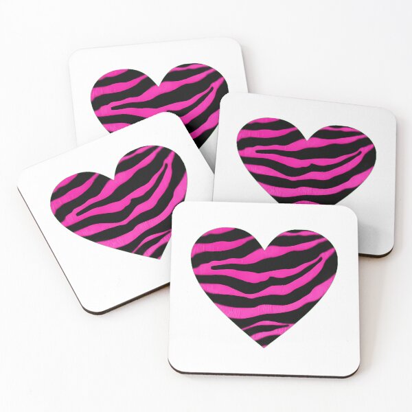 Item preview, Heart Zebra Print - Pink And Black designed and sold by kiptyn-kersha.