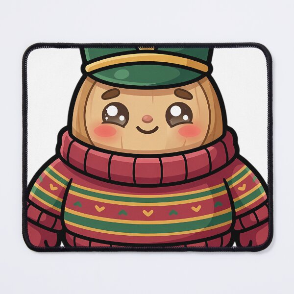 Item preview, Cute Christmas Nutcracker Guard in a Knitted Sweater designed and sold by pumsquare.