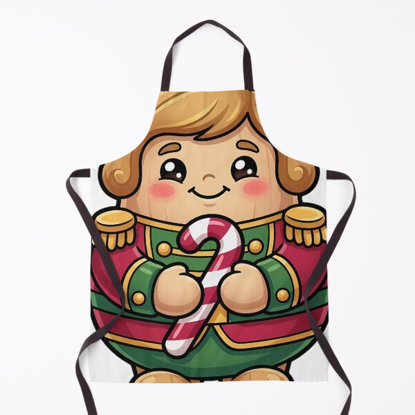 Item preview, Cute Christmas Nutcracker Prince with a Striped Candy Cane designed and sold by pumsquare.