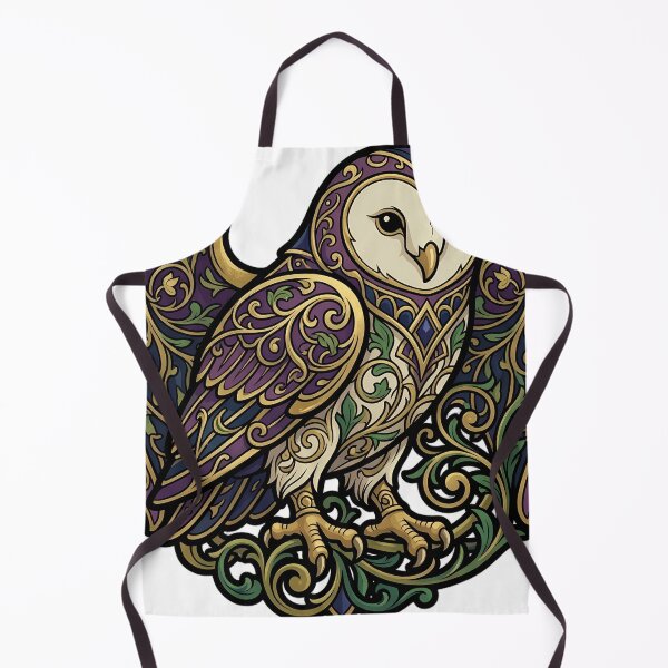 Item preview, Art Nouveau Owl - Vine Line Botanical Emblem designed and sold by IllumeInk.
