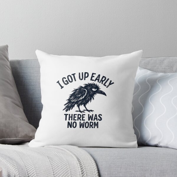 Item preview, Funny Crow, I Got Up Early No Worm, Bird Lover Humor designed and sold by Peyton4Dicey.