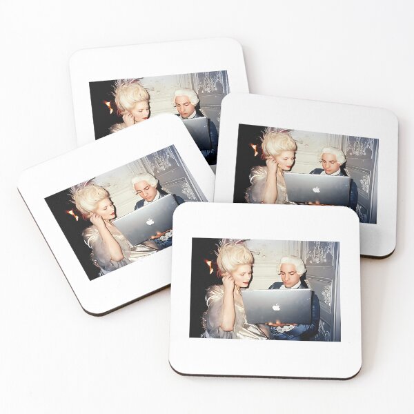 Item preview, Marie Antoinette On Macbook Stickers designed and sold by kiptyn-kersha.