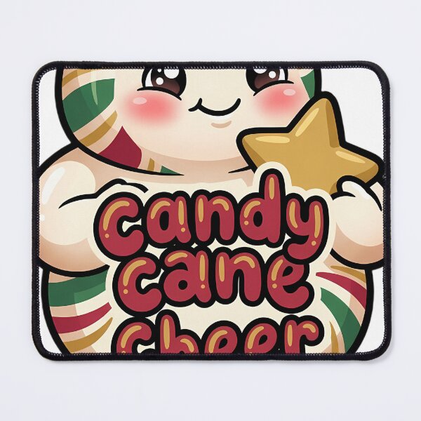 Item preview, Cute Christmas Peppermint Kid with a Gold Star Ornament - Candy Cane Cheer designed and sold by pumsquare.
