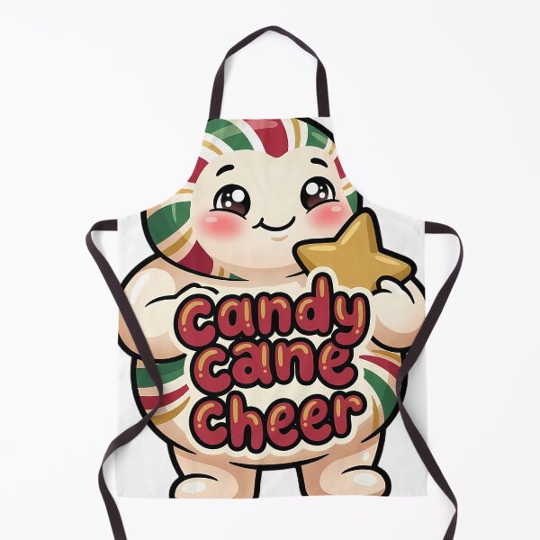 Item preview, Cute Christmas Peppermint Kid with a Gold Star Ornament - Candy Cane Cheer designed and sold by pumsquare.