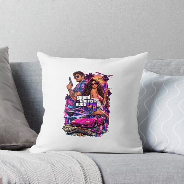 Item preview, GTA 6, Grand Theft Auto VI, Vice City, Retro Gaming designed and sold by Peyton4Dicey.