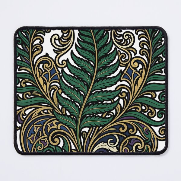 Item preview, Art Nouveau Fern - Arched Frond Botanical Emblem designed and sold by IllumeInk.