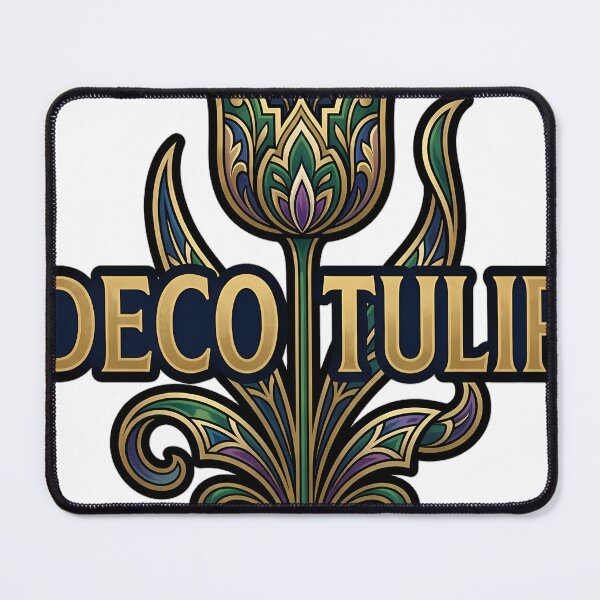 Item preview, Art Deco Tulip - Geometric Botanical Emblem designed and sold by IllumeInk.
