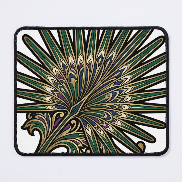 Item preview, Art Deco Palm - Geometric Fan Frond Emblem designed and sold by IllumeInk.