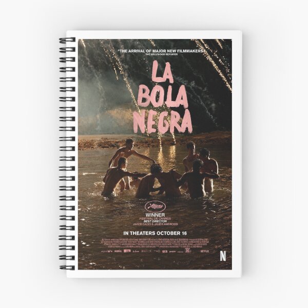 Item preview, La bola negra movie poster v2 designed and sold by Tinybluebird.