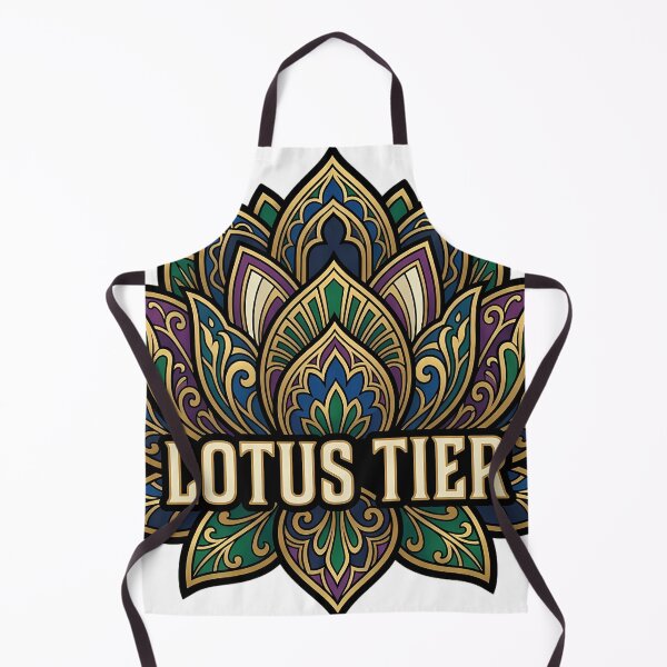 Item preview, Art Deco Lotus Tier - Stepped Botanical Emblem designed and sold by IllumeInk.