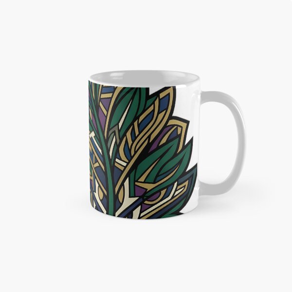 Item preview, Art Deco Fern - Angular Fan Frond Emblem designed and sold by IllumeInk.