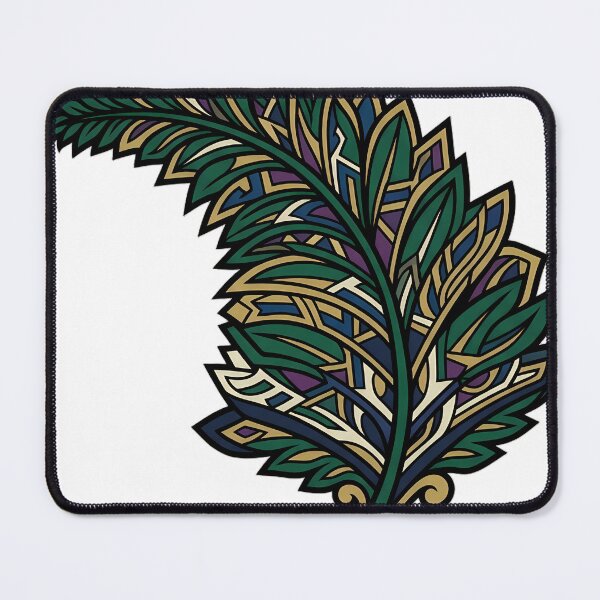 Item preview, Art Deco Fern - Angular Fan Frond Emblem designed and sold by IllumeInk.