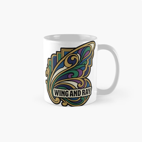 Item preview, Art Deco Butterfly Wing and Ray - Geometric Emblem designed and sold by IllumeInk.