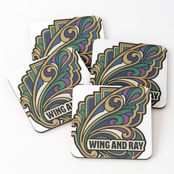Item preview, Art Deco Butterfly Wing and Ray - Geometric Emblem designed and sold by IllumeInk.