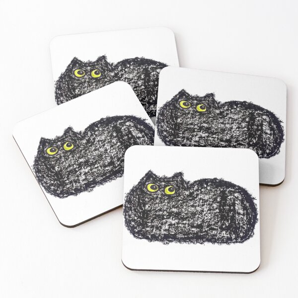 Item preview, Fluffy Black Cat Loaf designed and sold by MagicYana.