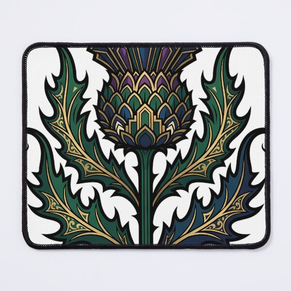 Item preview, Art Deco Thistle - Diamond Geometric Emblem designed and sold by IllumeInk.
