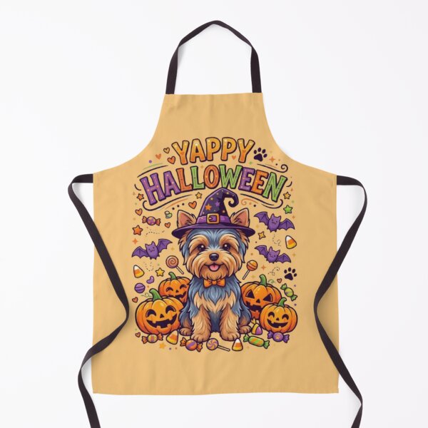 Item preview, Yappy Halloween Yorkie - Cute Spooky Dog Lover Gift designed and sold by Yorkie Magic Studio .