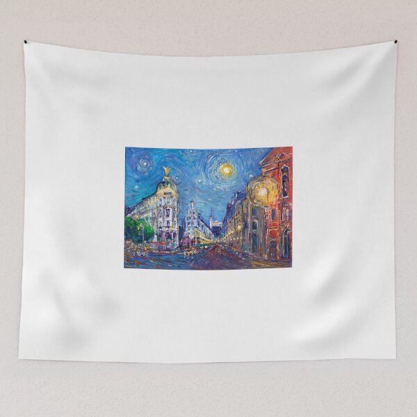 Item preview, Lights of Madrid. Starry Night over Gran Vía designed and sold by Natalia_Shchip.